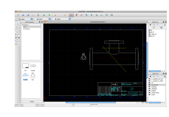 LibreCAD Screen Shot